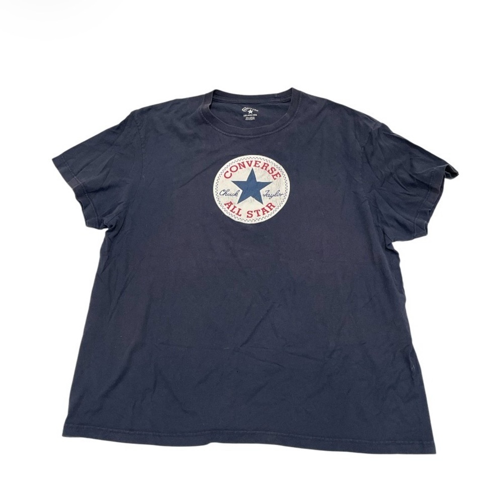 Converse Chuck Taylor Vintage Men's Navy Blue T-Shirt Size 2XL
